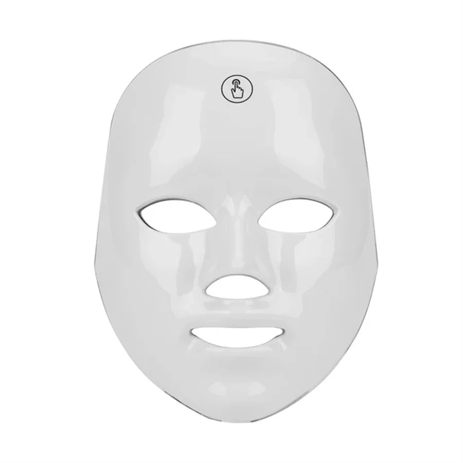 Rechargeable 7-color LED face mask facial care tool