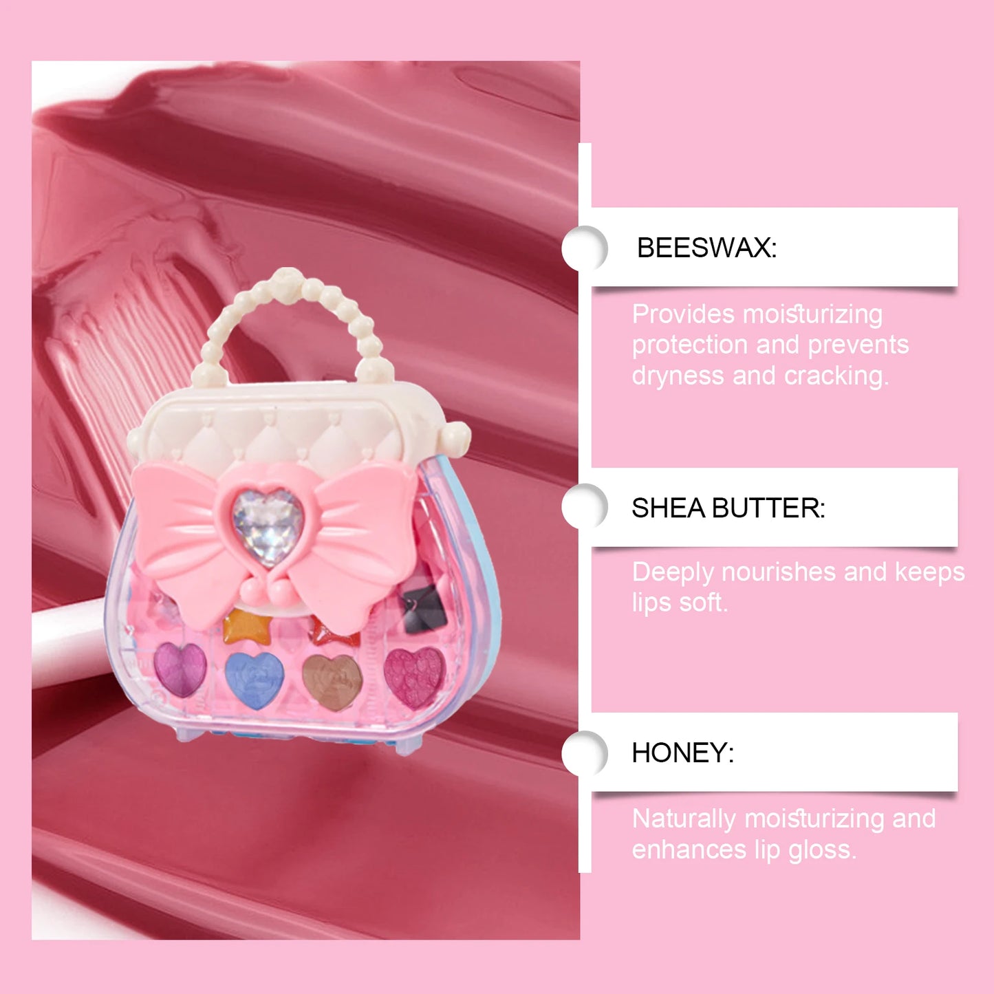 Children's Makeup Gift Box Safe and Non-toxic Princess Makeup Girl Toy Set Girl Makeup Lipstick Eyeshadow Makeup Set Gift Box