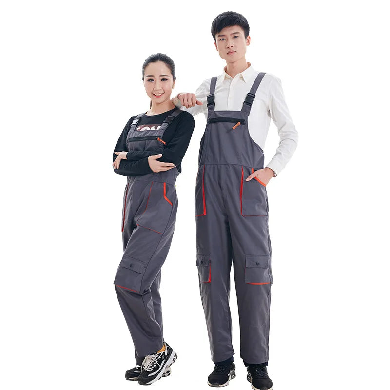 2023Work Overall Uniform Men Women Working Coveralls Welding Suit Car Repair Workshop Mechanic Plus Size Clothes