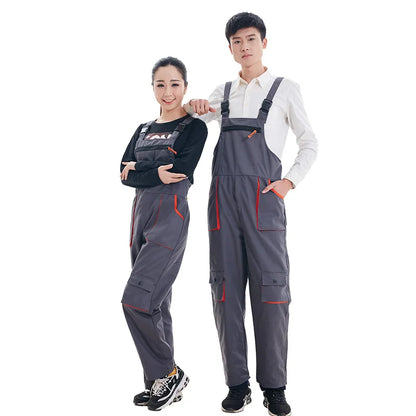 2023Work Overall Uniform Men Women Working Coveralls Welding Suit Car Repair Workshop Mechanic Plus Size Clothes