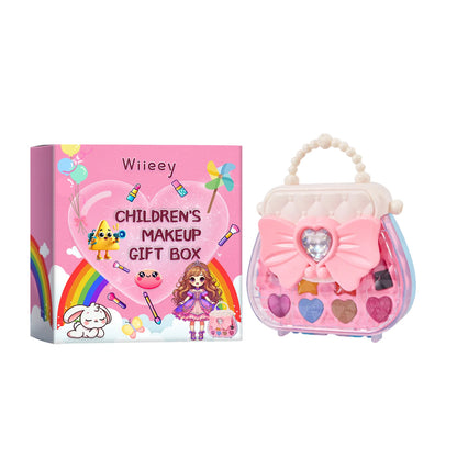 Children's Makeup Gift Box Safe and Non-toxic Princess Makeup Girl Toy Set Girl Makeup Lipstick Eyeshadow Makeup Set Gift Box