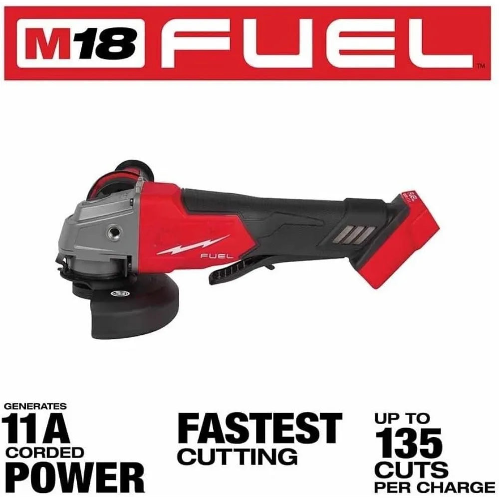 18V Cordless 115mm Angle Grinder - High Performance Power Tool for Precision Cutting and Grinding