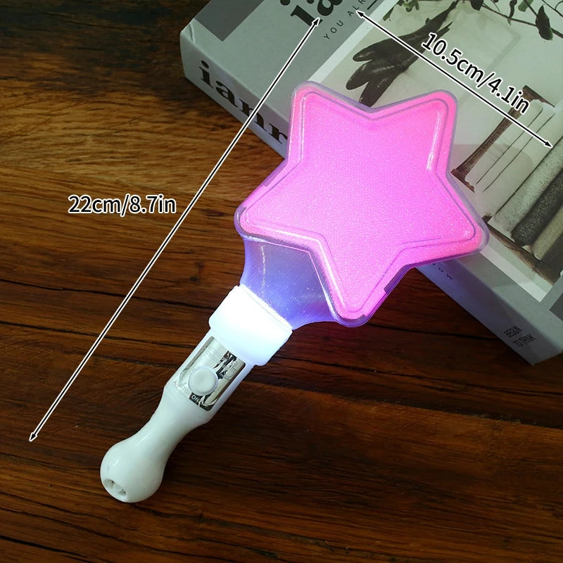 Luminous Lightstick Kpop Concert Support Stickers Glow Sticks Crazy Wedding Party Time Luminous Stick Party Accessorie