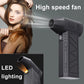 Multipurpose Jet Fan with Flashlight Jet Dry Blower 3 Speeds Leaf Blower Cordless for Cars Computer Keyboards and Outdoor Use