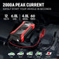 2000A Car Jump Starter Power Bank 12V Output Portable Emergency Start-up Charger 1000A for Cars Booster Battery Starting Device