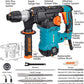 1-1/4" SDS-Plus Rotary Hammer Drill with Vibration Control,Safety Clutch,12.5 Amp 4 Functions Corded Rotomartillo for Concrete-I