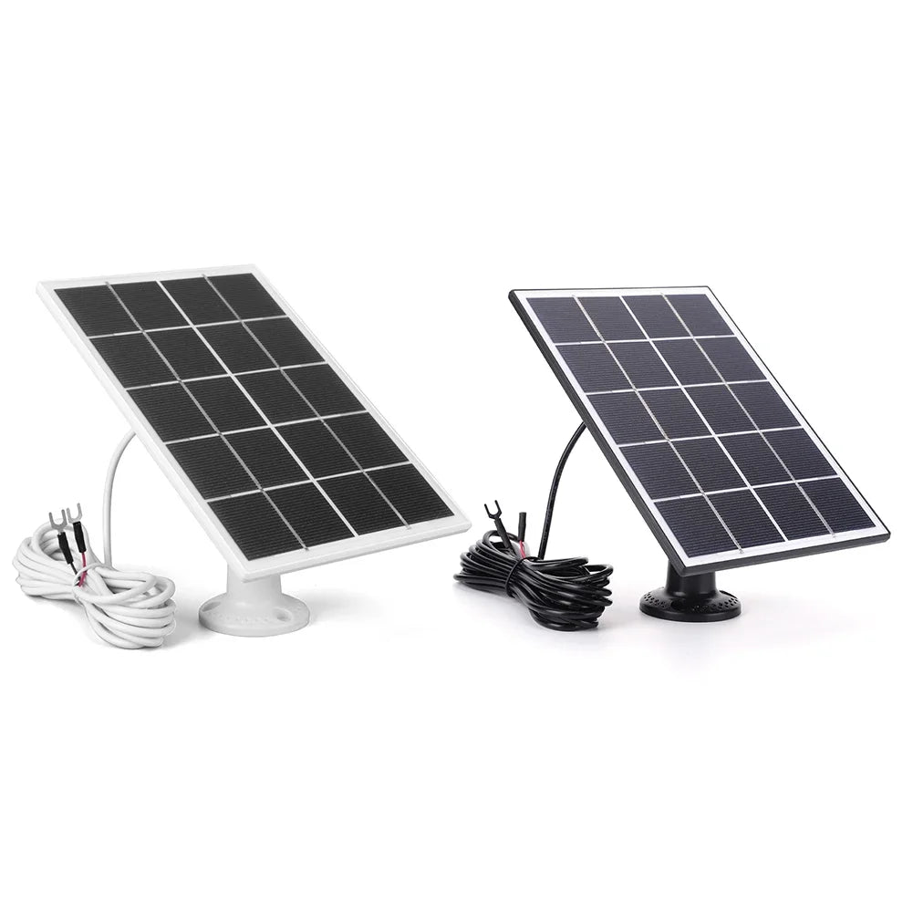 20W Solar Charger IP65 Waterproof Solar Panel Kit 9.8Ft Charging Cable Solar Charging Panel for Ring Video Doorbell 4/3/3 Plus/2