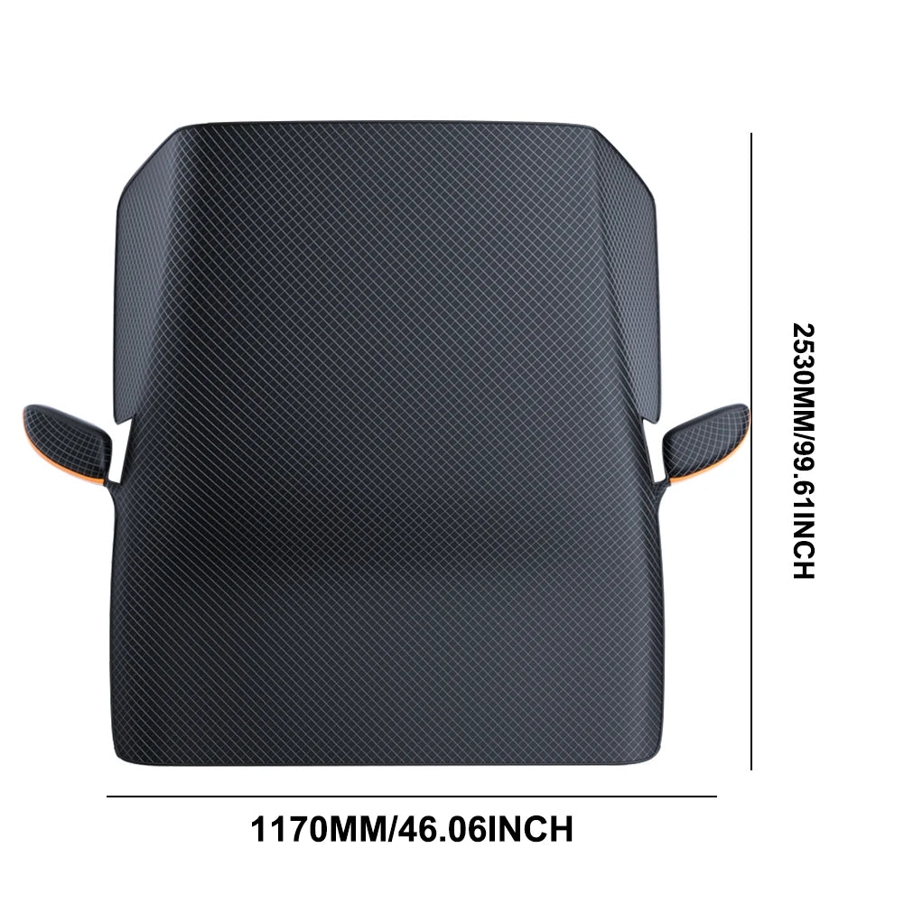 Magnetic Windshield Snow Sun Shade Snowproof Car Windshield Sun Shade Anti Frog Waterproof Protector Cover Exterior Accessories
