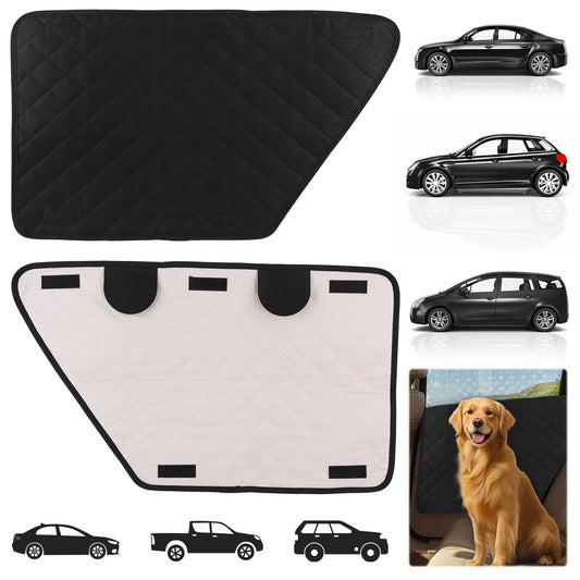 2Pcs Oxford Waterproof Car Door Cover Dog Pet Anti-Scratch Car Interior Cover Washable Car Door Protect Mats for Car Truck & SUV