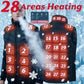 28/9 Areas Heated Vest Men Jacket Heated Winter Womens Electric Usb Heater Camping Jacket Man Thermal Vest Body Warmer Coat 6XL