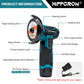 Hippcron Angle Grinder 12v For Cutting Diamond Cordless Power Tools Rechargeable Grinding Tool Polishing Grinding Machine