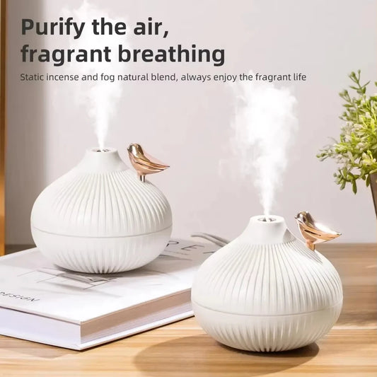Humidifier Scented  Creative Onion Shape Can Do Night Light Quiet Sleep Desktop Office Air Conditioning Room Water Supply USB ﻿