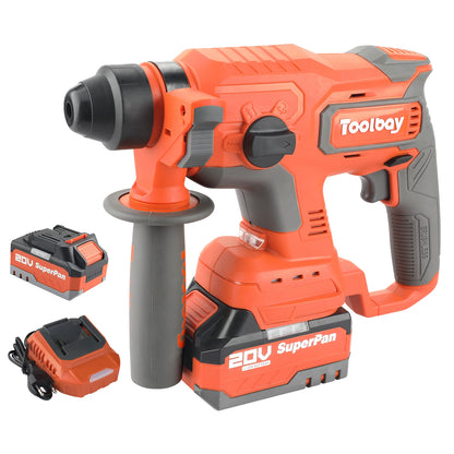 Superpan cordless rotary hammer Impact drill Portable 20V Tool Set with Battery for Electric Drill