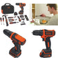 BLACK+DECKER 12V MAX Drill Set with 60-Piece Home Tool Kit