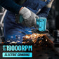 Seesii Cordless Mini Angle Grinder Kit 19000rpm Brushless Power Electric Grinder Tool for Metal Wood Polishing Rust Removal