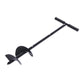 Manual Garden Auger Drill, Spiral Bit Post Hole Digger, Soil Sand Drill Tool with Gloves for Planting Bulbs Beach