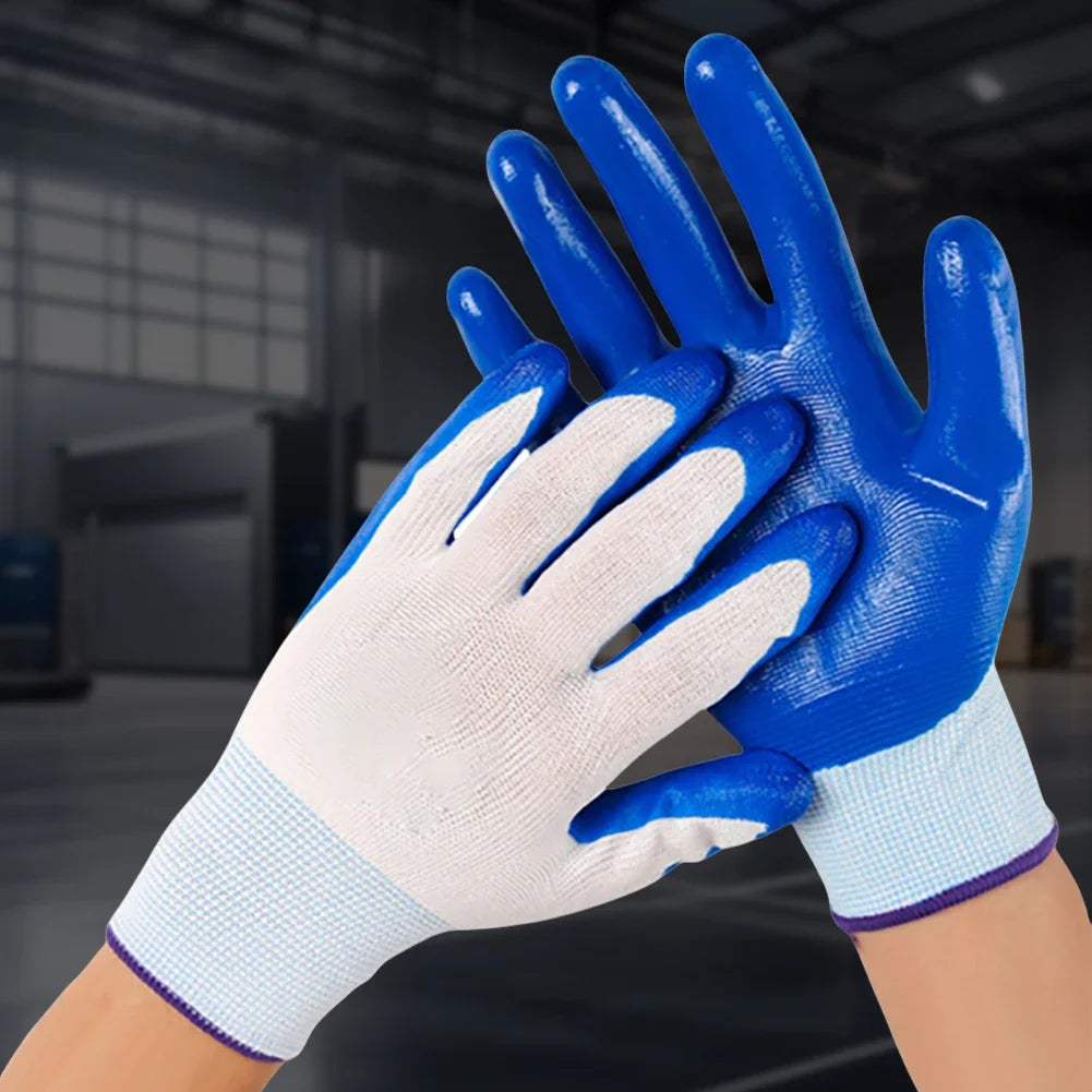 1-20Pairs Nitrile Gloves Safety Industrial Labor Work Gloves Wear-resistant Working Protective Gloves for Hands Protection