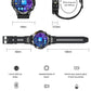 AMOLED Smartwatch – Bluetooth Calling Fitness Tracker with Waterproof Design
