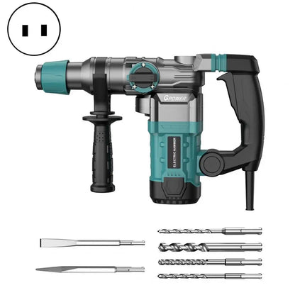 3 in 1 Hammer Drill, 1-1/4 Inch 13 Amp Heavy Duty Rotary Hammer Drill with Safety Clutch Power Tools with Chisels and Drill Bits
