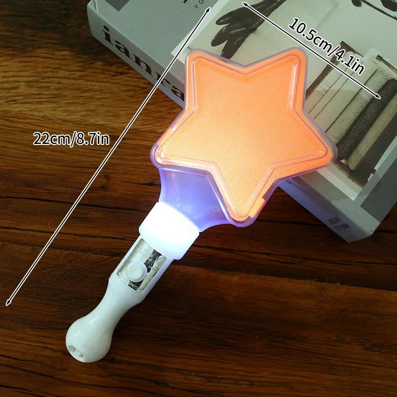 Luminous Lightstick Kpop Concert Support Stickers Glow Sticks Crazy Wedding Party Time Luminous Stick Party Accessorie
