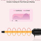 3/8 Inch Tourmaline Ceramic Curling Wand, Small Curling Iron for Short & Long Hair, 30S Instant Heat Up, 2 Temperature Settings,