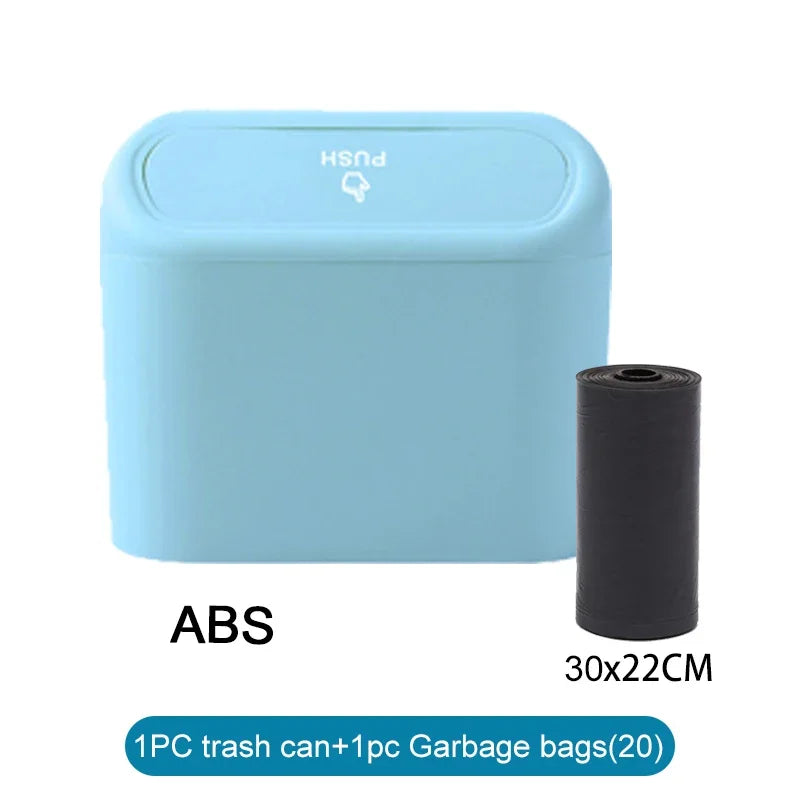 Car Trash Can (with Lid) Contains 60 (300) Garbage Bags, Small Car Trash Can, Leak-proof Mini Car Accessories 2026