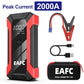 2000A Car Jump Starter Power Bank 12V Output Portable Emergency Start-up Charger 1000A for Cars Booster Battery Starting Device