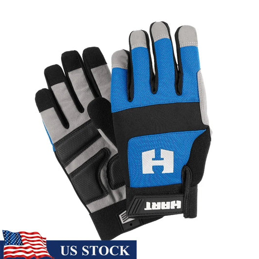 Heavy Duty Anti Vibration Outdoor Work Gloves Touchscreen Compatible Breathable Spandex Reflective Material Extra Padding