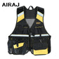 Heavy Duty Tool Vest Reflective Safety Multiple Pockets Oxford Tool Vest Breathable Adjustable Wear-resistant Storage Tool