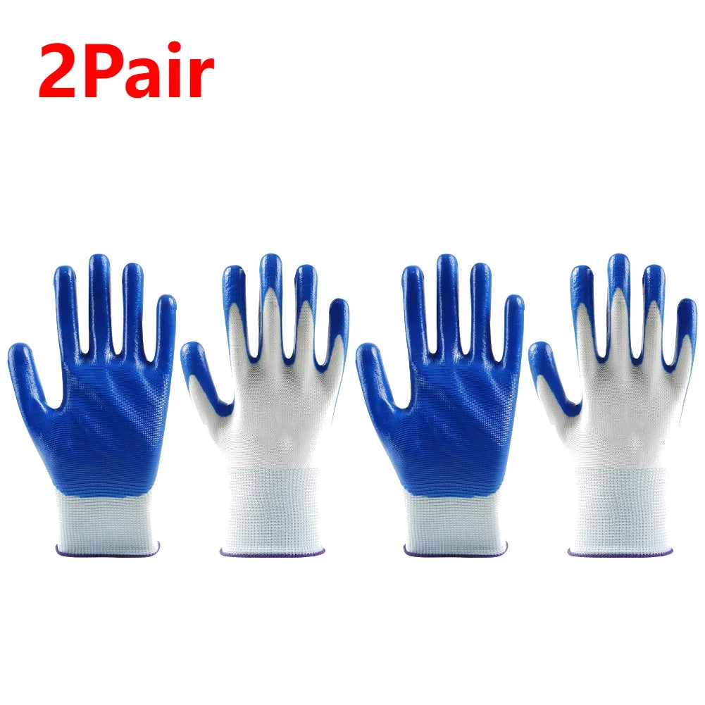 1-20Pairs Nitrile Gloves Safety Industrial Labor Work Gloves Wear-resistant Working Protective Gloves for Hands Protection