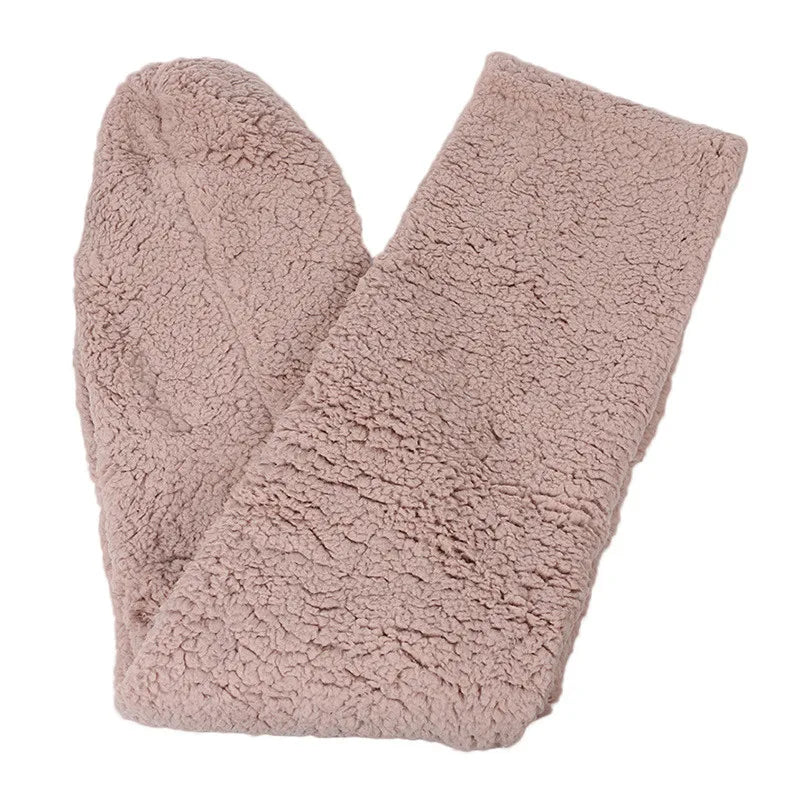 Warm In And Winter Thickened Lamb Hair Scarf Women'S Cute Wearing Guide Plush Warm Japanese New Winter Women Scarf New Hot