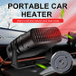 12V/24V Car Windshield Defogger Defroster 2 in 1 Defogging Defrosting Heating Fan 360 Degree Rotating Anti-Fog Automobile Heater