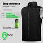Intelligent Heated Vest Men Women USB Electric Thermal Warm Clothes 9 Areas Zone for Outdoor Hunting for Sports Hiking Oversized
