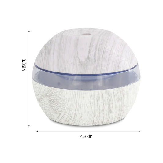 Diffuser For Home 300ml Ultrasonic Humidifier Aroma Oil Diffuser   Air Purifier with Touch Control  Perfect for Dry Air  Sleep