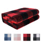 Soft Microfiber Plaid Fleece Blanket Lightweight Comfortable Warm Throw Ideal Couch Bed Office Home Use Gift