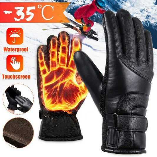 Motorcycle 5V USB Electric Glove Winter Warmth Cold Resistance Touch Screen Outdoor Cycling Sport Gloves Moto Heating Gloves