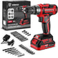 DEKO Cordless Drill 20V Electric Power Drill Set Drills Cordless with Battery and Charger Drill Driver Power Drill Cordless
