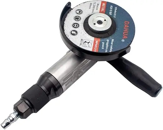 5 Inch Pneumatic Angle Grinder Polisher - 125MM 12000RPM High-Speed Air Grinding Machine for Polishing and Grinding