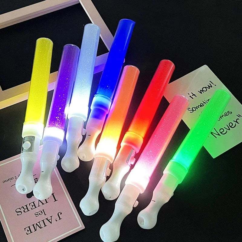 Luminous Lightstick Kpop Concert Support Stickers Glow Sticks Crazy Wedding Party Time Luminous Stick Party Accessorie