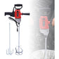 2400W Electric Concrete Mixer Drill Mixer Set with Handle and Mixing Paddles Corded Mixing Machine for Cement Plaster Mud Mortar
