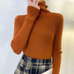 Women Turtleneck Sweater Knitted Soft Pullovers cashmere Jumpers Basic Solid Soft Sweaters Women Autumn Winter Casual Top