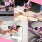 WORKPRO Pink Cordless Drill Driver Set, 12V Electric Screwdriver Driver Tool Kit, 3/8" Keyless Chuck