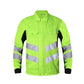 Outdoor Construction Work Clothes Suit Men's Fluorescent Green Belt Reflective Strip Anti-static Electrician's Labor Protection