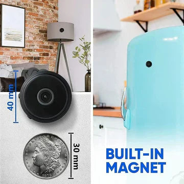Mini Wireless Magnetic Camera, Live Audio & Video Monitoring in Real Time