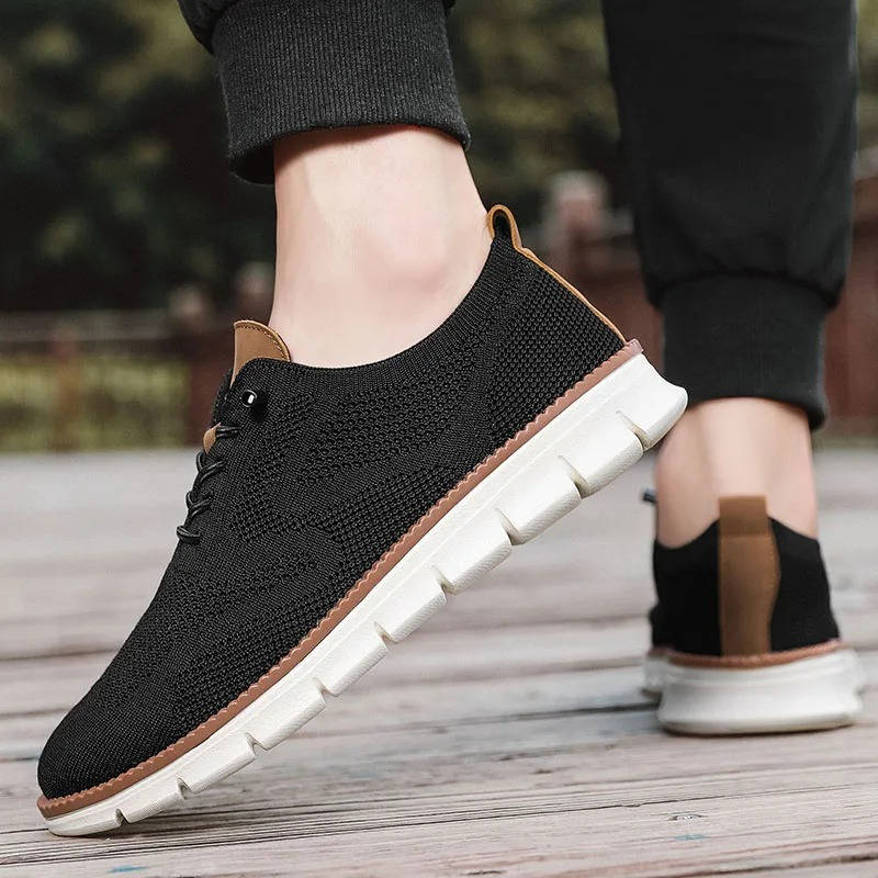 Men's Lightweight Knit Casual Sneakers