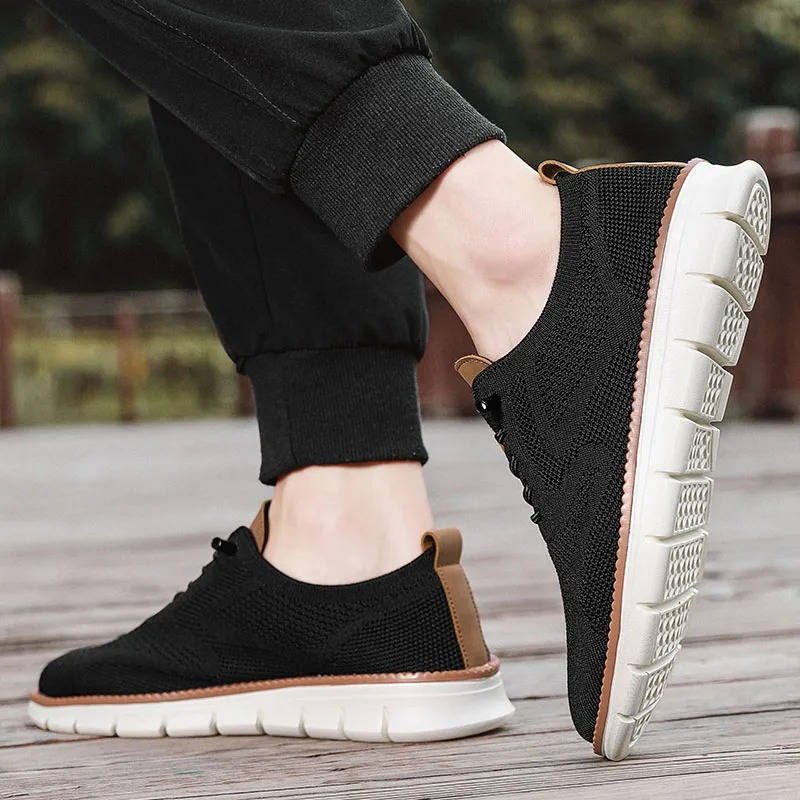 Men's Lightweight Knit Casual Sneakers