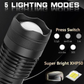 Powerful LED Flashlight – 90,000 Lumens Rechargeable Tactical Torch