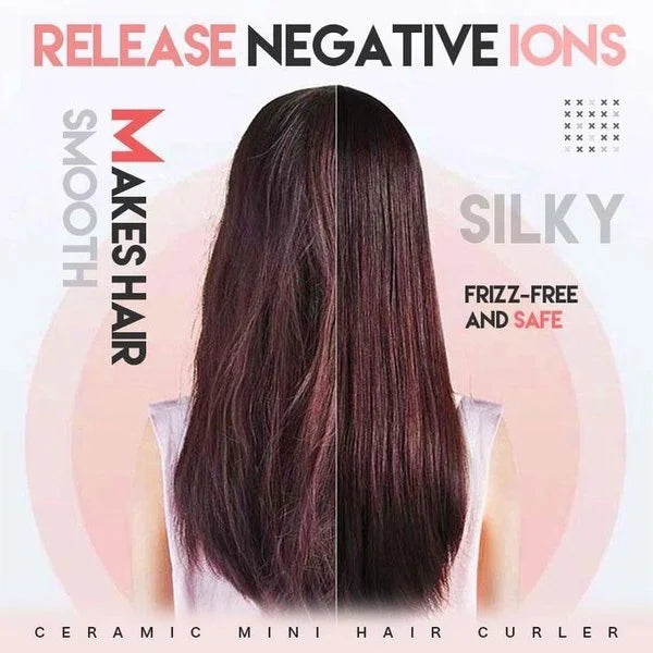 Ceramic Mini Hair Curler – Portable Automatic Curling Iron for Quick, Effortless Curls