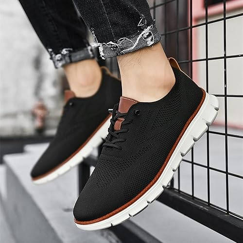 Men's Lightweight Knit Casual Sneakers
