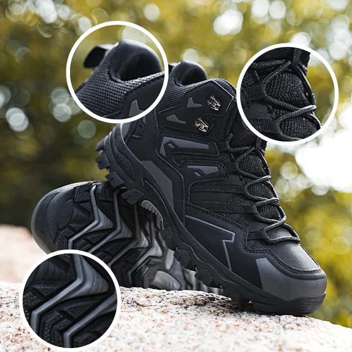 Lightweight Orthopaedic Outdoor & Hiking Boots with Cushioning Sole – Superior Support for Foot Pain Relief